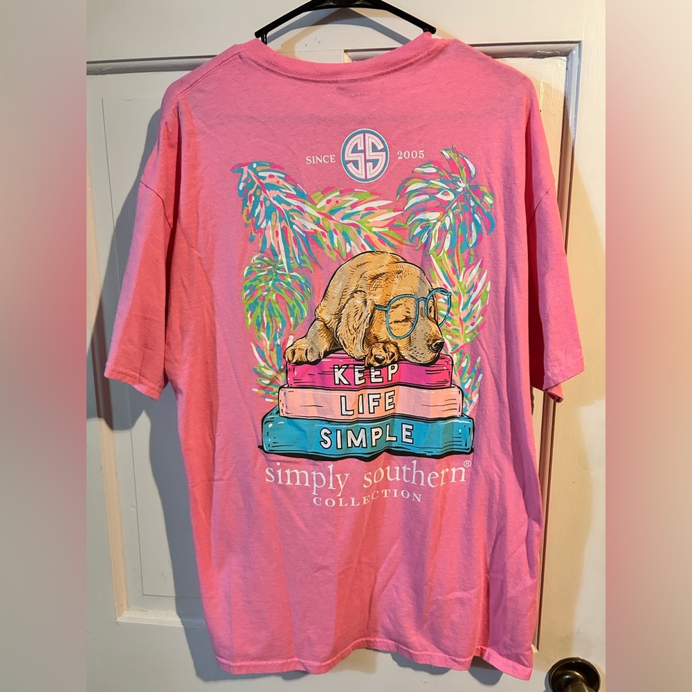 Simply Southern Vibrant Pink Tee